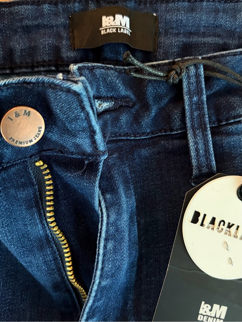 Black Label Women’s Deep Indigo High-Rise Jeans